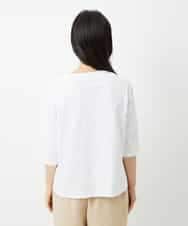 NHKHD01150 GIANNI LO GIUDICE(小さいサイズ)(メゾン ドゥ サンク) 天竺フォトプリントTシャツ ホワイト