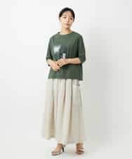 NHKHD01150 GIANNI LO GIUDICE(小さいサイズ)(メゾン ドゥ サンク) 天竺フォトプリントTシャツ ホワイト