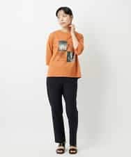 NHKHD01150 GIANNI LO GIUDICE(小さいサイズ)(メゾン ドゥ サンク) 天竺フォトプリントTシャツ ホワイト