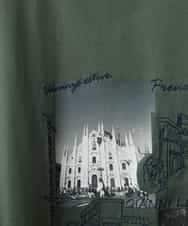 NHKHD01150 GIANNI LO GIUDICE(小さいサイズ)(メゾン ドゥ サンク) 天竺フォトプリントTシャツ ホワイト