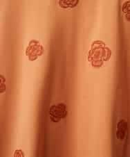 NHKHD02150 GIANNI LO GIUDICE(小さいサイズ)(メゾン ドゥ サンク) 天竺フラワー刺繍カットソー カーキ