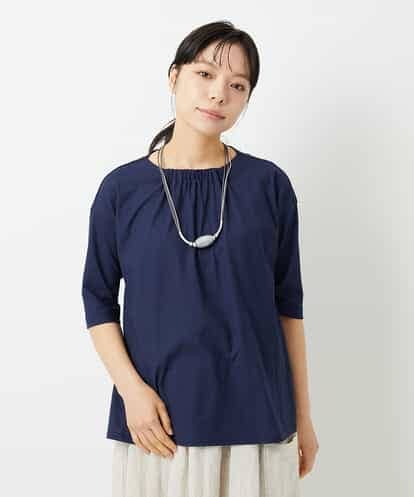 NHKHD04110 GIANNI LO GIUDICE(小さいサイズ) [日本製]クールローレルスカイコットTシャツ