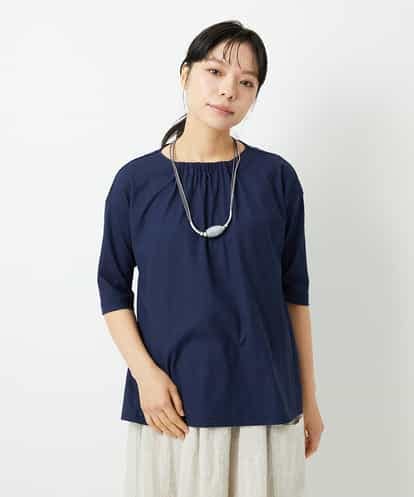NHKHD04110 GIANNI LO GIUDICE(小さいサイズ) [日本製]クールローレルスカイコットTシャツ