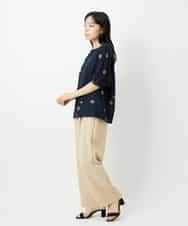 NHKHD05180 GIANNI LO GIUDICE(小さいサイズ)(メゾン ドゥ サンク) 抜染ドットカットソー カーキ