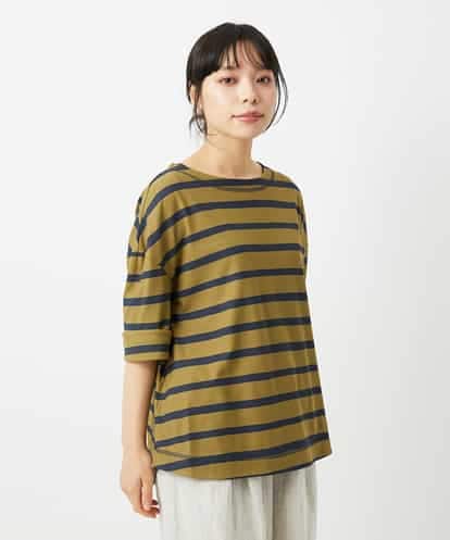 NHKHD06180 GIANNI LO GIUDICE(小さいサイズ) 抜染ボーダーカットソー