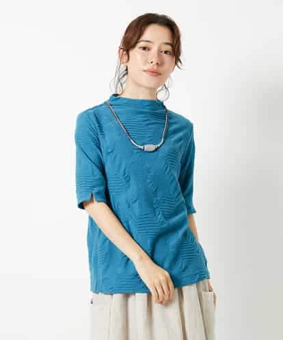 NHKHD68150 GIANNI LO GIUDICE(小さいサイズ) [日本製]ドットタックハイネックカットソー
