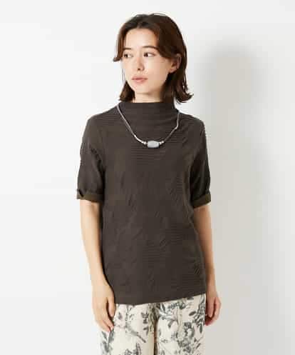 NHKHD68150 GIANNI LO GIUDICE(小さいサイズ) [日本製]ドットタックハイネックカットソー