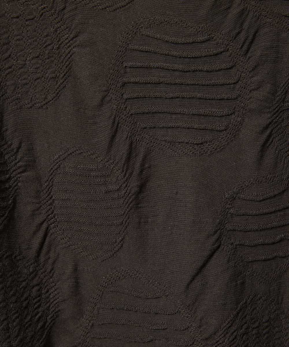 NHKHD68150 GIANNI LO GIUDICE(小さいサイズ)(メゾン ドゥ サンク) [日本製]ドットタックハイネックカットソー ホワイト