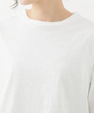 NHKHW06230 GIANNI LO GIUDICE(小さいサイズ)(メゾン ドゥ サンク) ウォッシャブルリネンカットソー グリーン