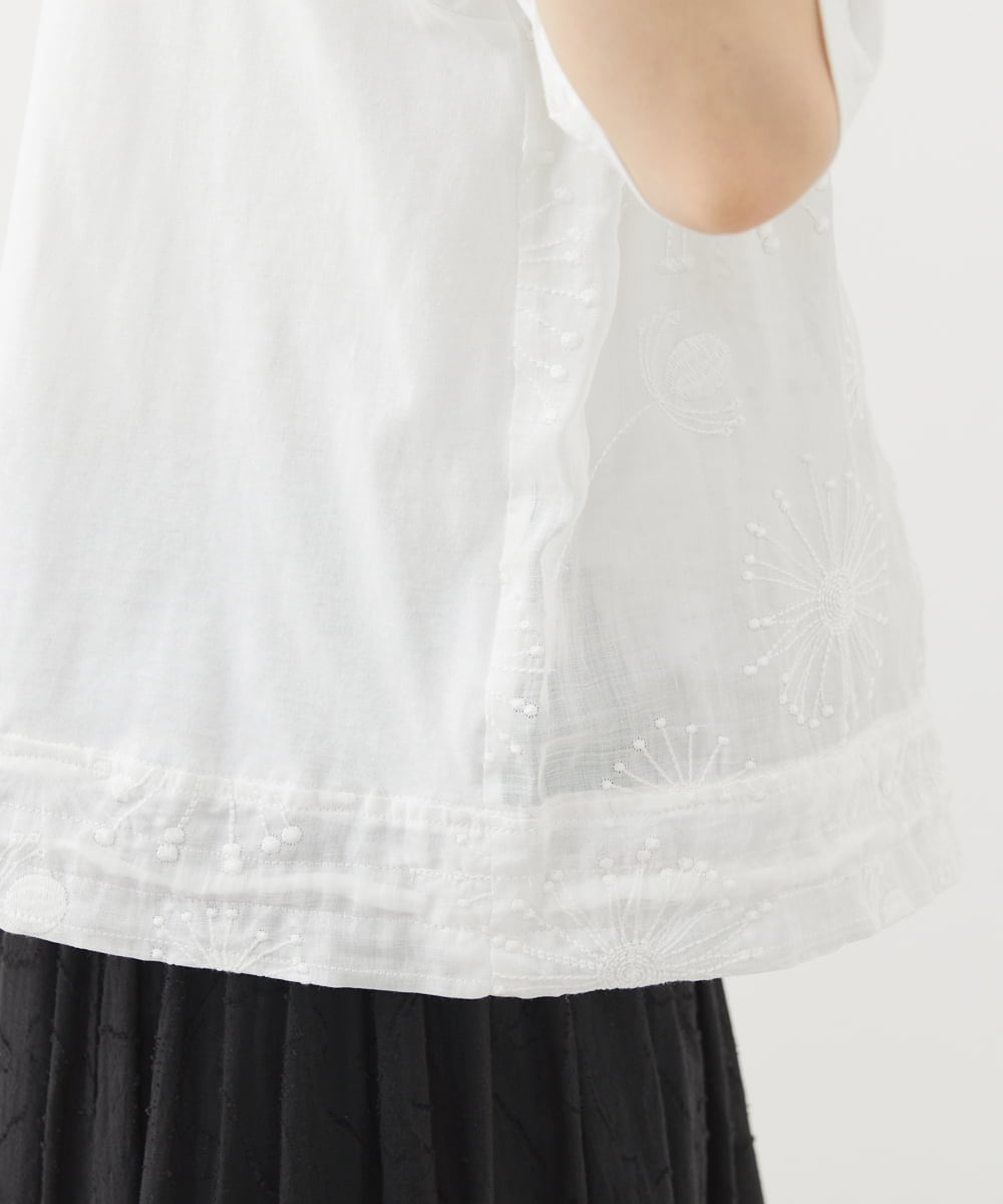 NHKHW06230 GIANNI LO GIUDICE(小さいサイズ)(メゾン ドゥ サンク) ウォッシャブルリネンカットソー グリーン