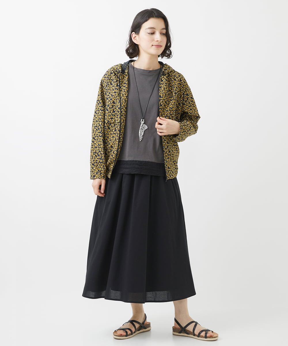 NHKHW06230 GIANNI LO GIUDICE(小さいサイズ)(メゾン ドゥ サンク) ウォッシャブルリネンカットソー グリーン