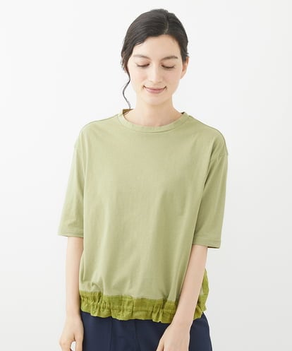NHKHW06230  ウォッシャブルリネンカットソー