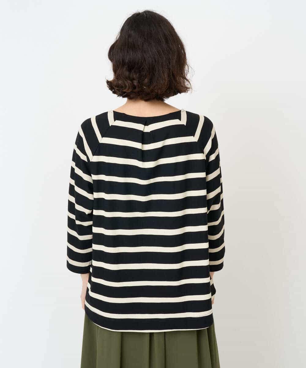 NHKJC21200 GIANNI LO GIUDICE(小さいサイズ)(メゾン ドゥ サンク) [日本製]強撚コットンドットカットソー ベージュ系