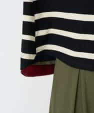 NHKJC21200 GIANNI LO GIUDICE(小さいサイズ)(メゾン ドゥ サンク) [日本製]強撚コットンドットカットソー ベージュ系