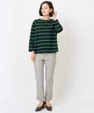 NHKJC21200 GIANNI LO GIUDICE(小さいサイズ)(メゾン ドゥ サンク) [日本製]強撚コットンドットカットソー ベージュ系