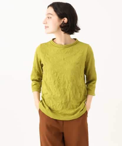 NHKJD11160 GIANNI LO GIUDICE(小さいサイズ) [日本製]キャッチワッシャージャカードプルオーバー
