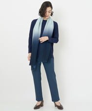 NHKJS12190 GIANNI LO GIUDICE(小さいサイズ)(メゾン ドゥ サンク) [日本製]イレギュラードットピンタックカットソー ネイビー