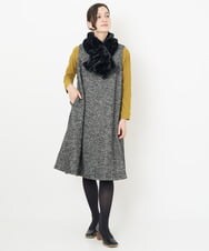 NHKJS12190 GIANNI LO GIUDICE(小さいサイズ)(メゾン ドゥ サンク) [日本製]イレギュラードットピンタックカットソー ネイビー