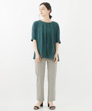 NHLAC80170 GIANNI LO GIUDICE(小さいサイズ)(メゾン ドゥ サンク) ホワイトビューレハイテンションストレッチパンツ グレー