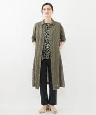NHLAC80170 GIANNI LO GIUDICE(小さいサイズ)(メゾン ドゥ サンク) ホワイトビューレハイテンションストレッチパンツ グレー