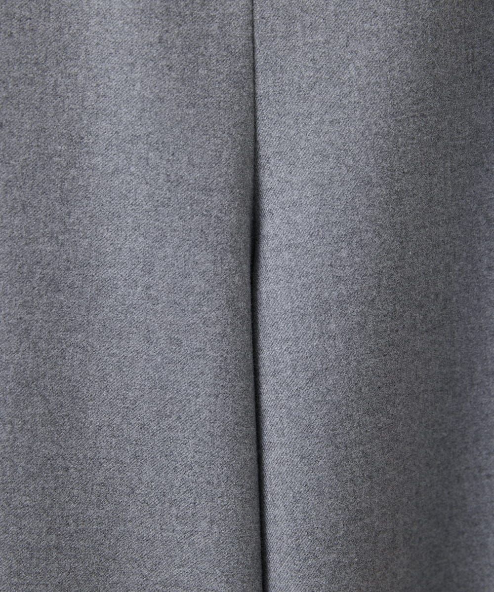 NHLAC84190 GIANNI LO GIUDICE(小さいサイズ)(メゾン ドゥ サンク) [6色展開]両面起毛2WAYストレッチワイドストレートパンツ ライトグレー