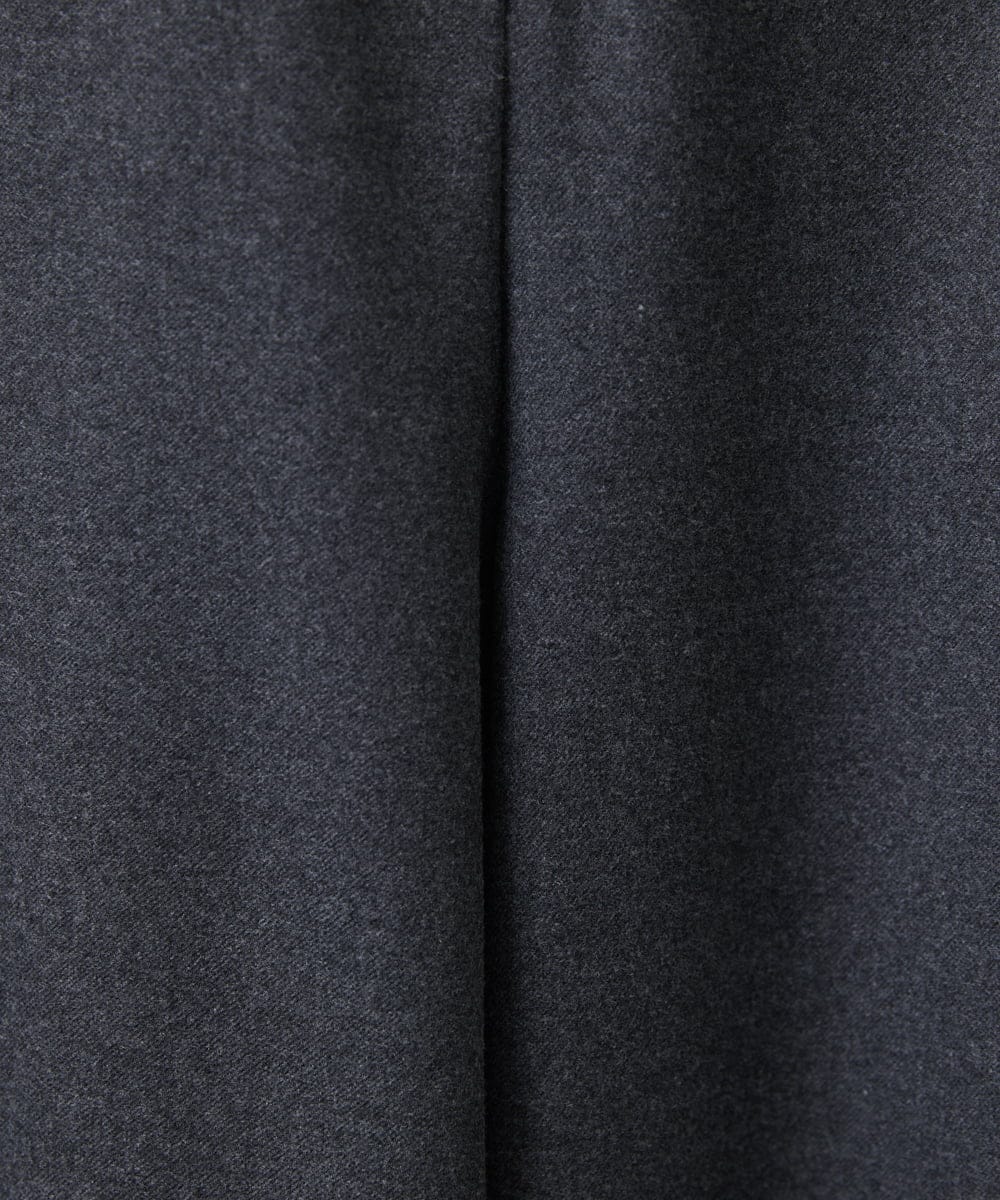 NHLAC84190 GIANNI LO GIUDICE(小さいサイズ)(メゾン ドゥ サンク) [6色展開]両面起毛2WAYストレッチワイドストレートパンツ ライトグレー
