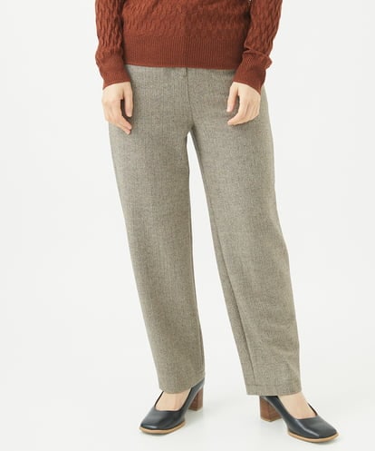 NHLAC85190 GIANNI LO GIUDICE(小さいサイズ) ウォッシャブルツイードストレートパンツ