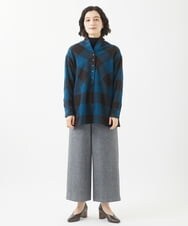 NHLAC86210 GIANNI LO GIUDICE(小さいサイズ)(メゾン ドゥ サンク) ワイドストレートパンツ グレー
