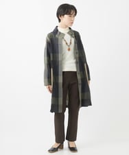 NHLAC88170 GIANNI LO GIUDICE(小さいサイズ)(メゾン ドゥ サンク) ヘリンボーン柄ハイテンションストレッチパンツ グレー