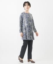 NHLAC88170 GIANNI LO GIUDICE(小さいサイズ)(メゾン ドゥ サンク) ヘリンボーン柄ハイテンションストレッチパンツ グレー