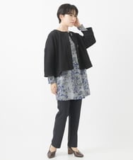 NHLAC88170 GIANNI LO GIUDICE(小さいサイズ)(メゾン ドゥ サンク) ヘリンボーン柄ハイテンションストレッチパンツ グレー