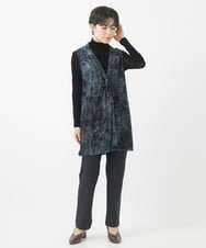 NHLAC88170 GIANNI LO GIUDICE(小さいサイズ)(メゾン ドゥ サンク) ヘリンボーン柄ハイテンションストレッチパンツ グレー