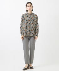 NHLAC88170 GIANNI LO GIUDICE(小さいサイズ)(メゾン ドゥ サンク) ヘリンボーン柄ハイテンションストレッチパンツ グレー