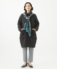 NHLAC89170 GIANNI LO GIUDICE(小さいサイズ)(メゾン ドゥ サンク) 裏起毛ツイードプリントハイテンションストレッチパンツ ベージュ