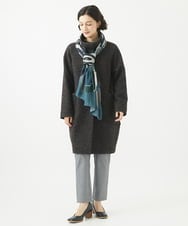 NHLAC89170 GIANNI LO GIUDICE(小さいサイズ)(メゾン ドゥ サンク) 裏起毛ツイードプリントハイテンションストレッチパンツ ベージュ
