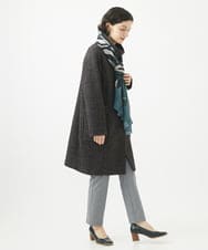 NHLAC89170 GIANNI LO GIUDICE(小さいサイズ)(メゾン ドゥ サンク) 裏起毛ツイードプリントハイテンションストレッチパンツ ベージュ