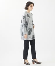NHLAC91170 GIANNI LO GIUDICE(小さいサイズ)(メゾン ドゥ サンク) 裏起毛無地ハイテンションストレッチパンツ ブラック