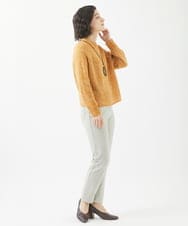 NHLAC91170 GIANNI LO GIUDICE(小さいサイズ)(メゾン ドゥ サンク) 裏起毛無地ハイテンションストレッチパンツ ブラック