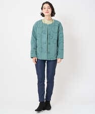 NHLAE13250 GIANNI LO GIUDICE(小さいサイズ)(メゾン ドゥ サンク) [リバーシブル]デニムリバーツイードプリントパンツ ネイビー