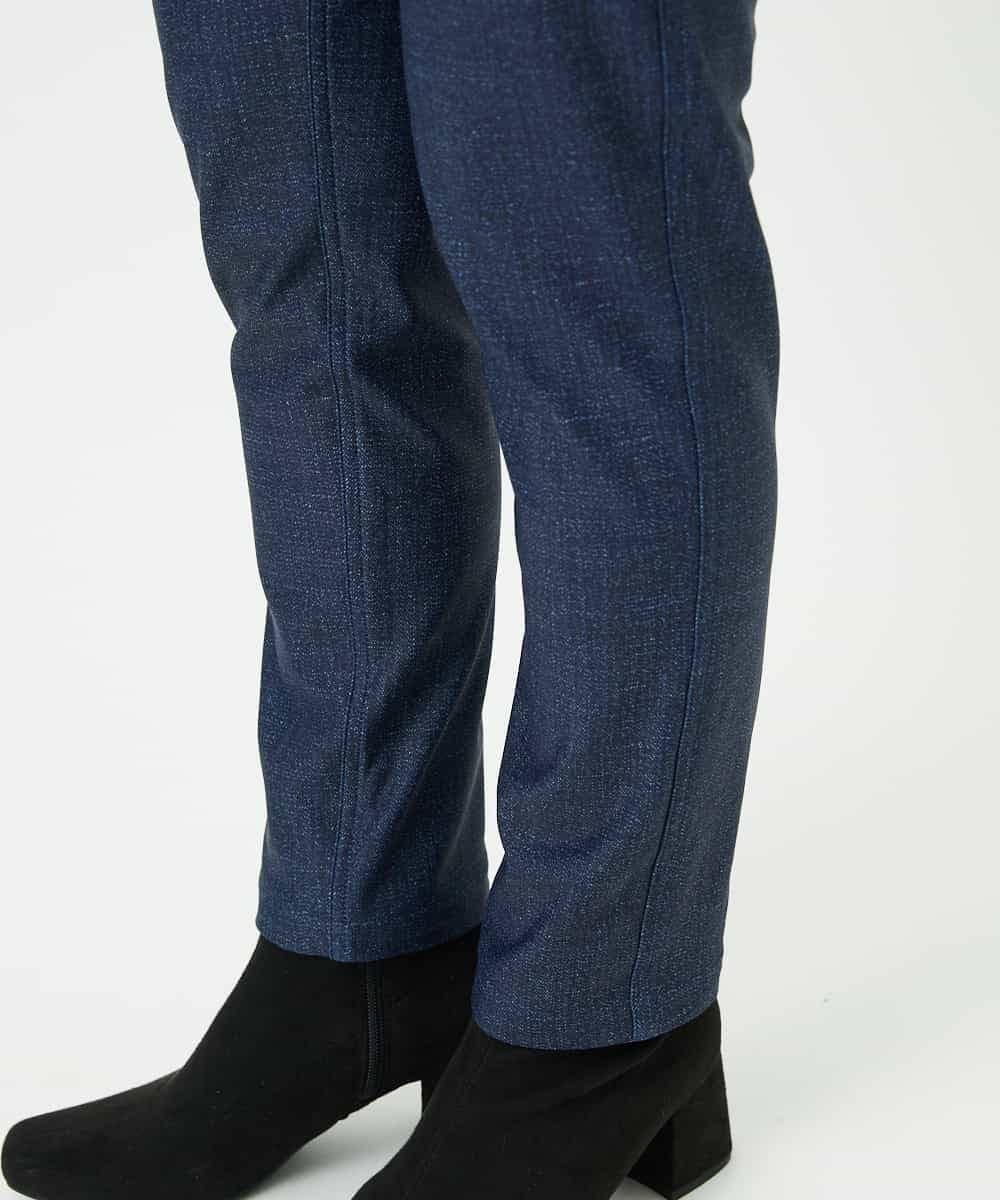 NHLAE13250 GIANNI LO GIUDICE(小さいサイズ)(メゾン ドゥ サンク) [リバーシブル]デニムリバーツイードプリントパンツ ネイビー