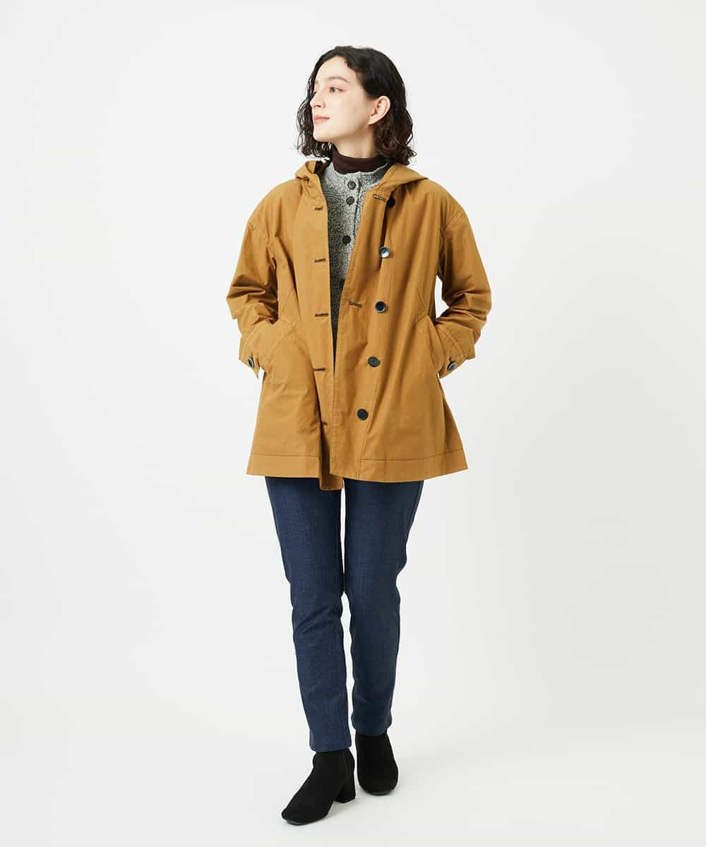 NHLAE13250 GIANNI LO GIUDICE(小さいサイズ)(メゾン ドゥ サンク) [リバーシブル]デニムリバーツイードプリントパンツ ネイビー