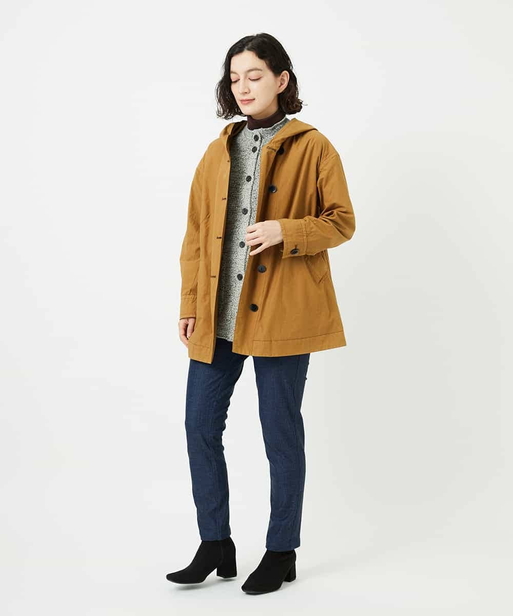 NHLAE13250 GIANNI LO GIUDICE(小さいサイズ)(メゾン ドゥ サンク) [リバーシブル]デニムリバーツイードプリントパンツ ネイビー