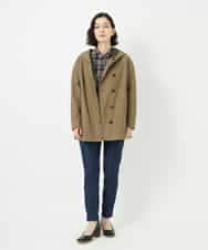 NHLAE13250 GIANNI LO GIUDICE(小さいサイズ)(メゾン ドゥ サンク) [リバーシブル]デニムリバーツイードプリントパンツ ネイビー