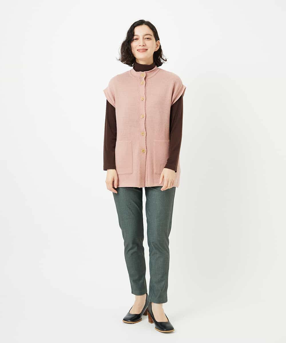 NHLAE13250 GIANNI LO GIUDICE(小さいサイズ)(メゾン ドゥ サンク) [リバーシブル]デニムリバーツイードプリントパンツ ネイビー