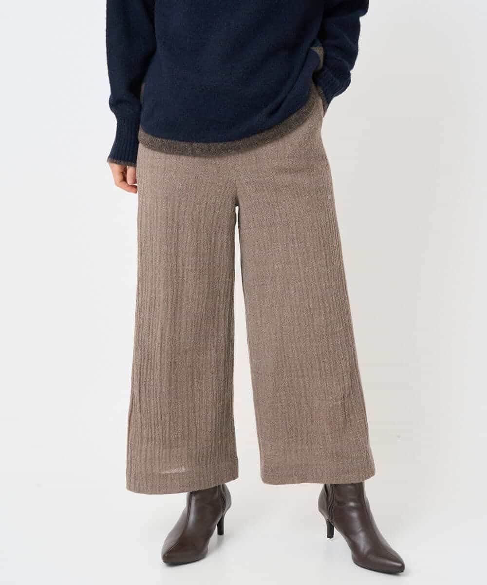 NHLAE36270 GIANNI LO GIUDICE(小さいサイズ)(メゾン ドゥ サンク) [セットアップ対応]リファインガーゼパンツ ベージュ