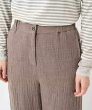 NHLAE36270 GIANNI LO GIUDICE(小さいサイズ)(メゾン ドゥ サンク) [セットアップ対応]リファインガーゼパンツ ベージュ