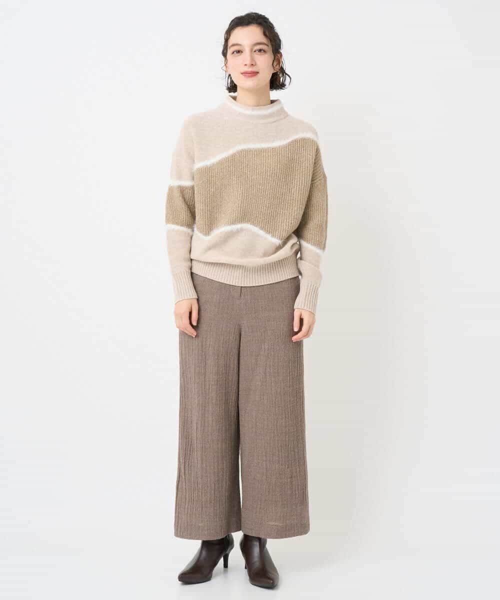 NHLAE36270 GIANNI LO GIUDICE(小さいサイズ)(メゾン ドゥ サンク) [セットアップ対応]リファインガーゼパンツ ベージュ