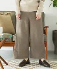 NHLAE36270 GIANNI LO GIUDICE(小さいサイズ)(メゾン ドゥ サンク) [セットアップ対応]リファインガーゼパンツ ベージュ