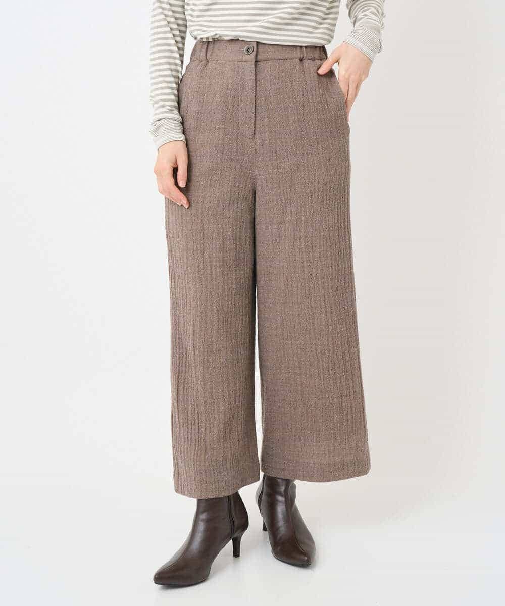 NHLAE36270 GIANNI LO GIUDICE(小さいサイズ)(メゾン ドゥ サンク) [セットアップ対応]リファインガーゼパンツ ベージュ