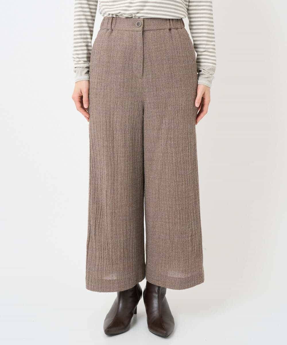 NHLAE36270 GIANNI LO GIUDICE(小さいサイズ)(メゾン ドゥ サンク) [セットアップ対応]リファインガーゼパンツ ベージュ